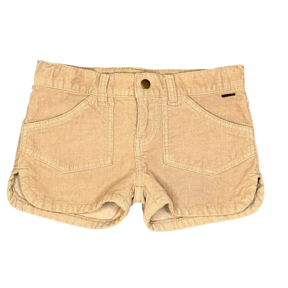 Billabong Girls Tan Corduroy Short Shorts Size 10